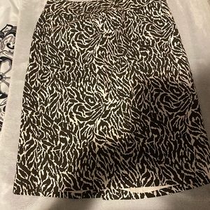Black and white skirt